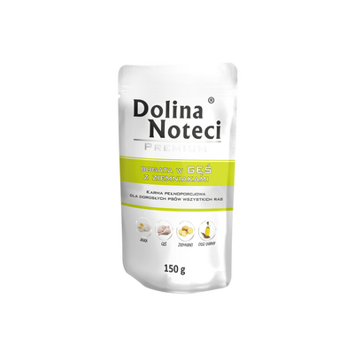 Karma mokra dla psa BOGATA W GĘŚ 500 g Dolina Noteci