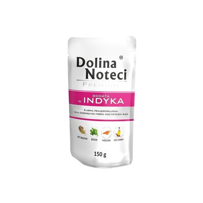 Karma mokra dla psa BOGATA W INDYKA 150 g Dolina Noteci