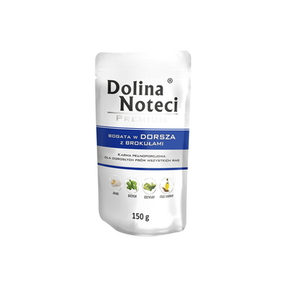 Karma mokra dla psa BOGATA W DORSZA 150 g Dolina Noteci