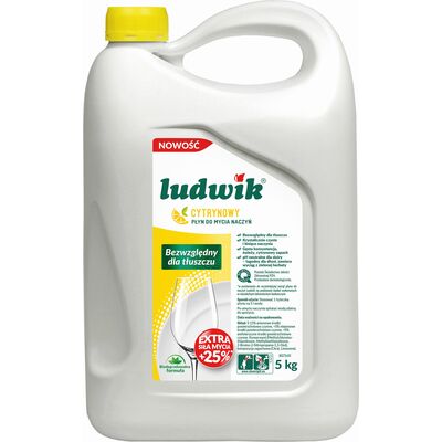 Płyn do mycia naczyń cytrynowy 5 kg Ludwik