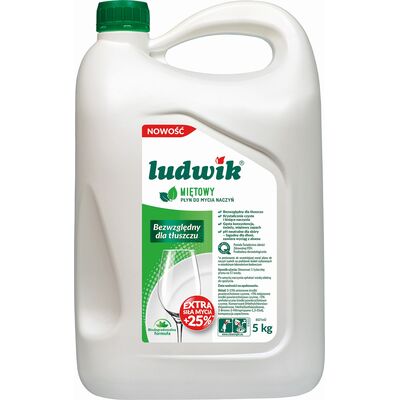 Płyn do mycia naczyń  miętowy 5 kg Ludwik
