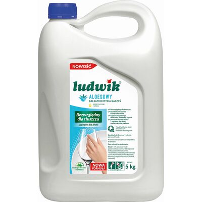 Płyn do mycia naczyń  balsam aloesowy 5 kg Ludwik