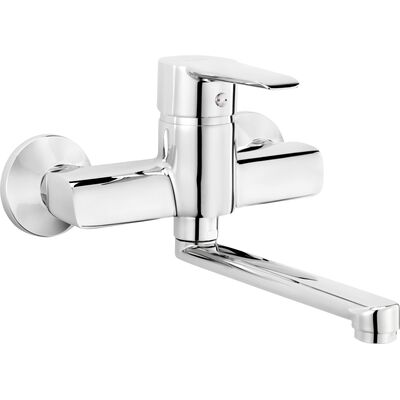 Bateria umywalkowa ścienna Corio chrom