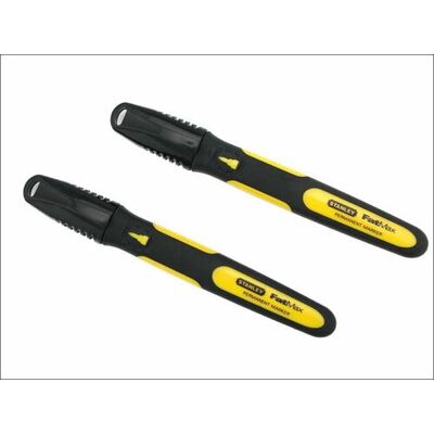 Marker ścięty FATMAX XL czarny 2 sztuki Stanley