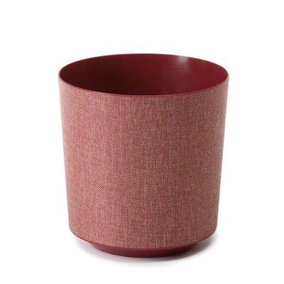 Donica GAMA 19 cm textil - b/bordowy + t/k67