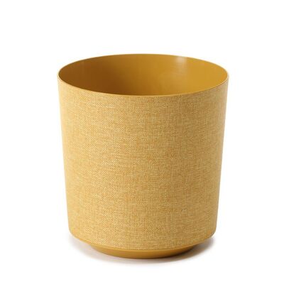 Donica GAMA 19 cm textil - b/musztardowy + t/k66