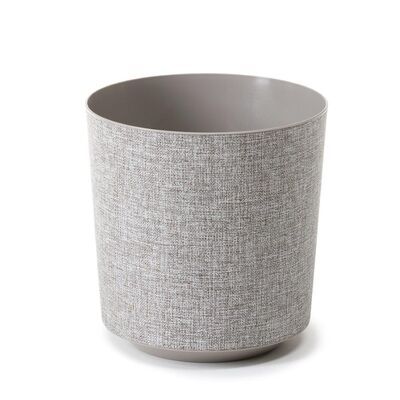 Donica GAMA 19 cm textil - b/taupe + t/k22