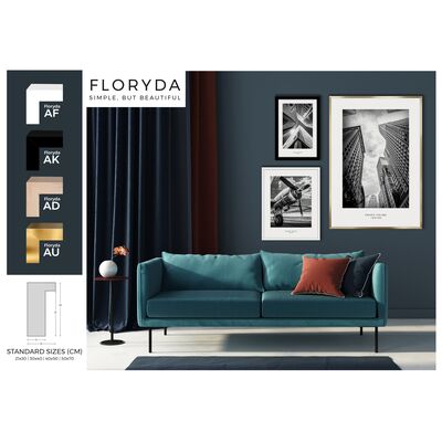 Ramka na zdjęcia Floryda 50 x 70 cm biały