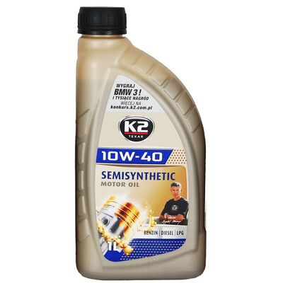 Olej TEXAR semisyntetic 10W-40 (B / D / LPG) 1 l K2