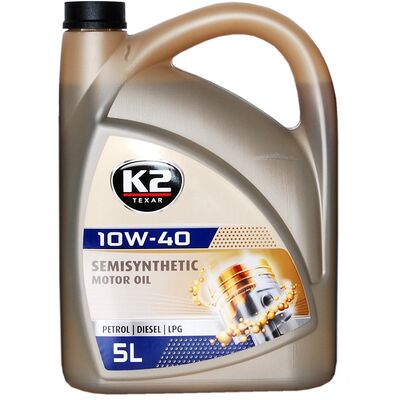Olej SEMISYNTHETIC 10W-40 (B / D / LPG) 5 l K2