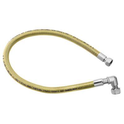 Wąż do gazu nakrętno-nakrętny 1/2"kolanko 0,5 m PVC