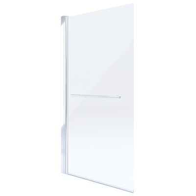 Parawan nawannowy podnoszony LEVITA chrom + szkło transparentne  75 x 145 cm