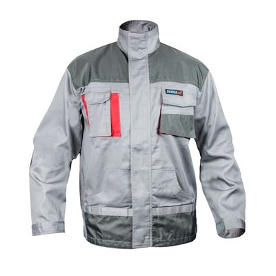 Bluza ochronna DEDRA BH3BL-S S/48, szara, Comfort line 190g/m2