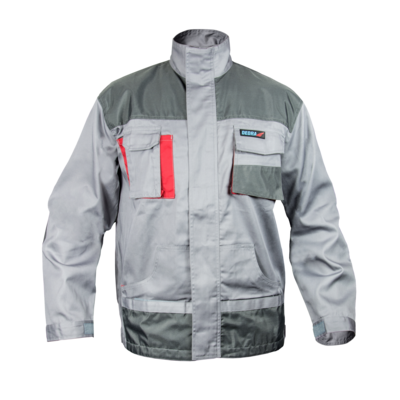 Bluza ochronna DEDRA BH3B, szara, Comfort line 190g/m2