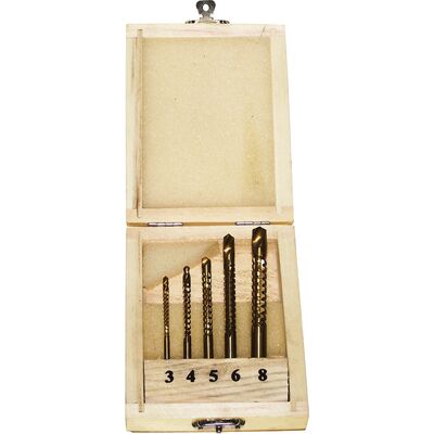 Frezowiertło 3,0 - 8,0 mm zestaw 5 sztuk Condor