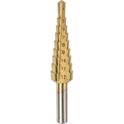 Wiertło stopniowe tytanowane 4 - 12 mm Condor