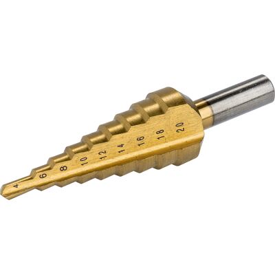 Wiertło stopniowe tytanowane 4 - 20 mm Condor