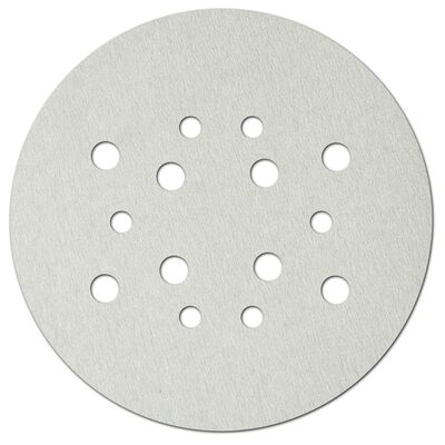 Tarczki ścierne z otworami do szlifierek do gipsu DEDRA DED7749uw6 białe, uniwersalne, 225 mm, gr.240, rzep, 5 szt