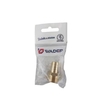 Końcówka mosiężna do węża - 1/2" (14 mm) chłopczyk WADEP