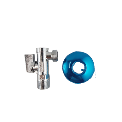 Zawór kątowy kulowy z filtrem - 1/2"x1/2" WADEP