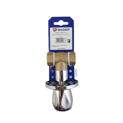 Zawór przelotowy podtynkowy chromowany - 1/2" WADEP