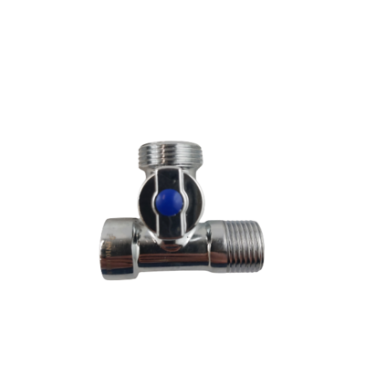 Zawór kulowy trójdrożny - 1/2"x1/2"x3/4" WADEP
