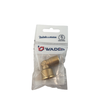 Kolanko mosiężne W-Z - 3/8" WADEP