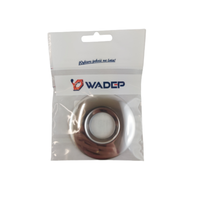 Rozeta chromowana - 3/4" (płaska) WADEP
