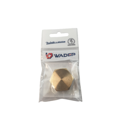 Zaślepka mosiężna - 3/4"" WADEP