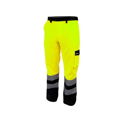 Spodnie ochronne DEDRA BH81SP1-M odblaskowe rozmiar M, żółte
