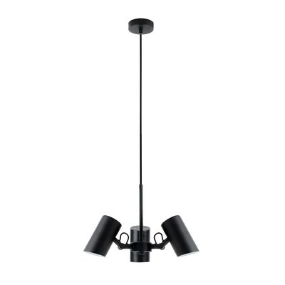 Lampa wisząca E14 220-240V IP20 czarna AGZAR