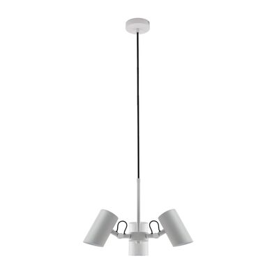 Lampa wisząca E14 220-240V IP20 biała AGZAR