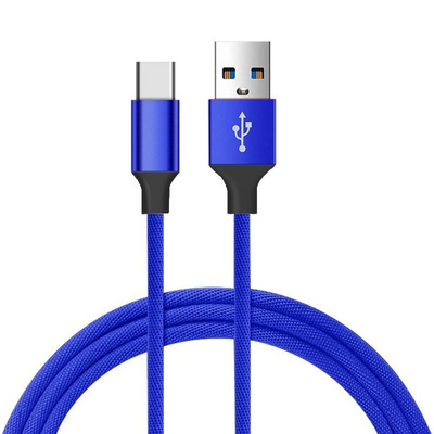 Kabel USB - USB typ C niebieski 1,5 m VA0003 VAYOX