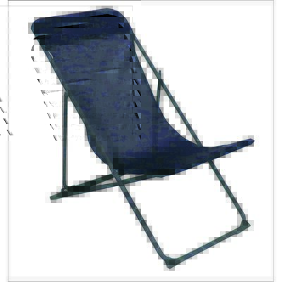 Leżak plażowy 82 x 55 cm szary