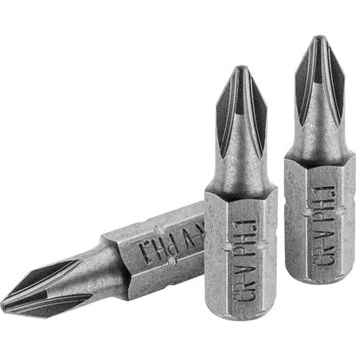 Końcówka krzyżowa PH1 x 25 mm, zestaw: 3 sztuki Condor