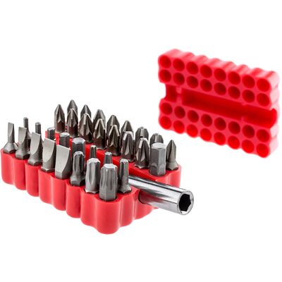 Końcówka z uchwytem magnetycznym 25 mm, zestaw: 33 sztuki Condor