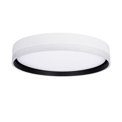 Lampa sufitowa plafon Florida 24 W led 39 cm biało czarny CANDELLUX