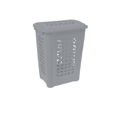 Kosz do bielizny Per 60 l szary keeeper