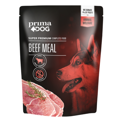 Karma dla psa 260 g danie z wołowiną Prima Dog