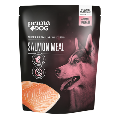 Karma dla psa 260 g danie z łososiem Prima Dog
