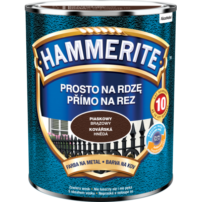 Farba antykorozyjna Prosto na rdzę Piaskowy Brązowy 0,7 l Hammerite