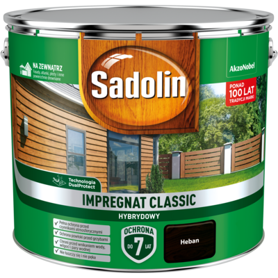 Impregnat CLASSIC HYBRYDOWY Heban 9 l Sadolin
