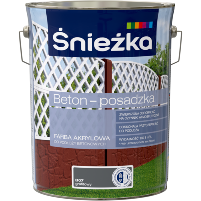Farba Beton-Posadzka grafitowy 5 l ŚNIEŻKA
