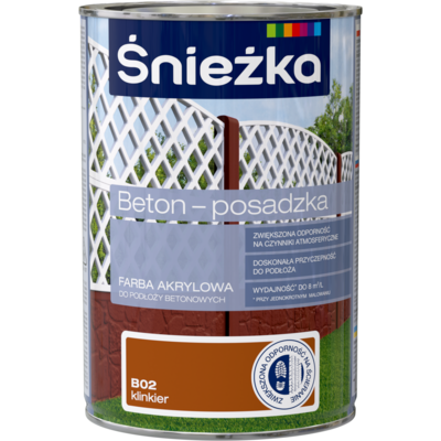 Farba Beton-Posadzka klinkier 1 l ŚNIEŻKA