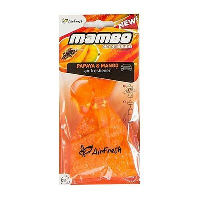 Zapach zawieszka MAMBO Papaya  Mango w woreczku z organzy