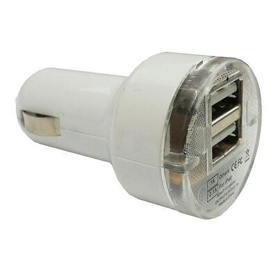Ładowarka samochodowa 2 x USB 12 / 24V 2,1 A