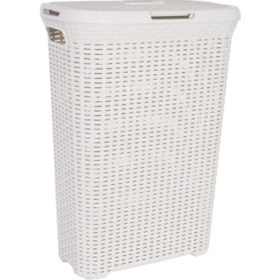 Kosz na bieliznę Style Kremowy 40L