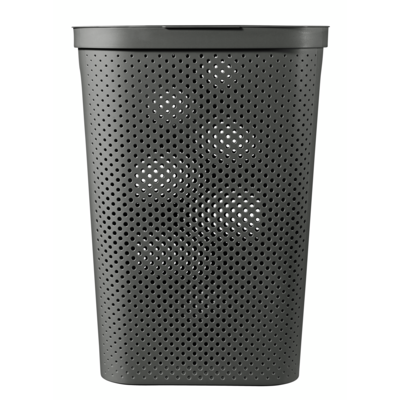 Kosz na bieliznę Infinity Recycled Ciemny szary 60L