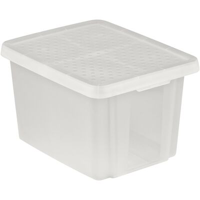 Pojemnik z przykrywką 26 l transparentny