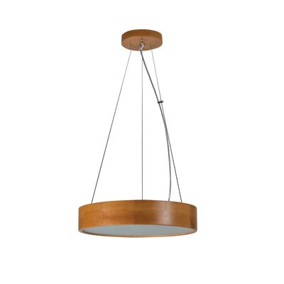 Lampa wisząca drewniana C 370-G/O 2 20W JASMIN złota